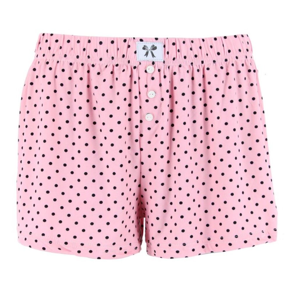 CTM Women's Patterned Pajama Boxer Style Short by Roll Outta Bed